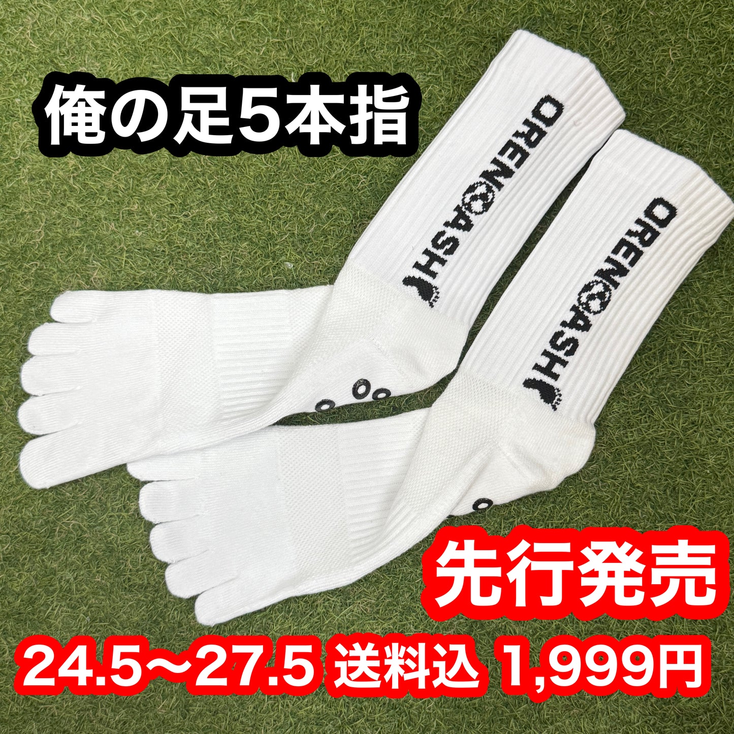 先行予約 6月18日発送5本指 M ホワイト 薄手