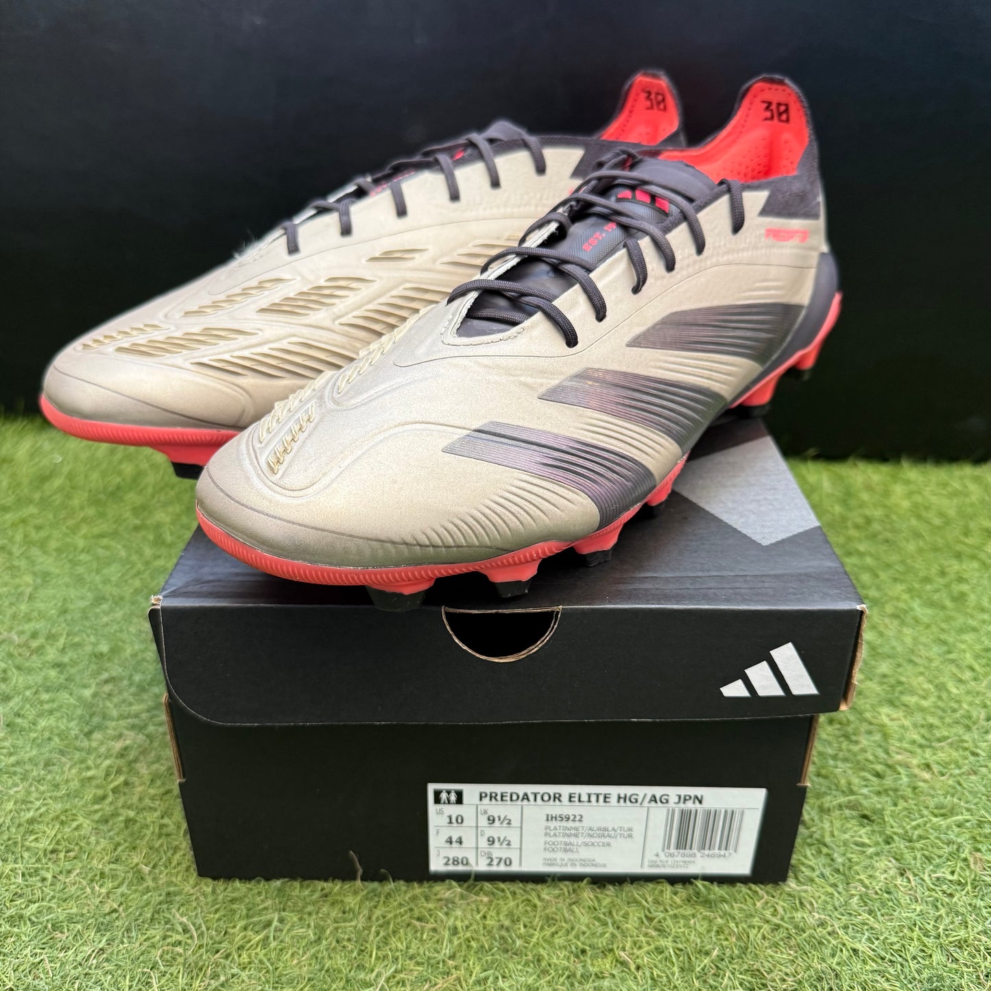 28.0 cm Used Goods中古スパイクPredator Elite HG/AG JPN