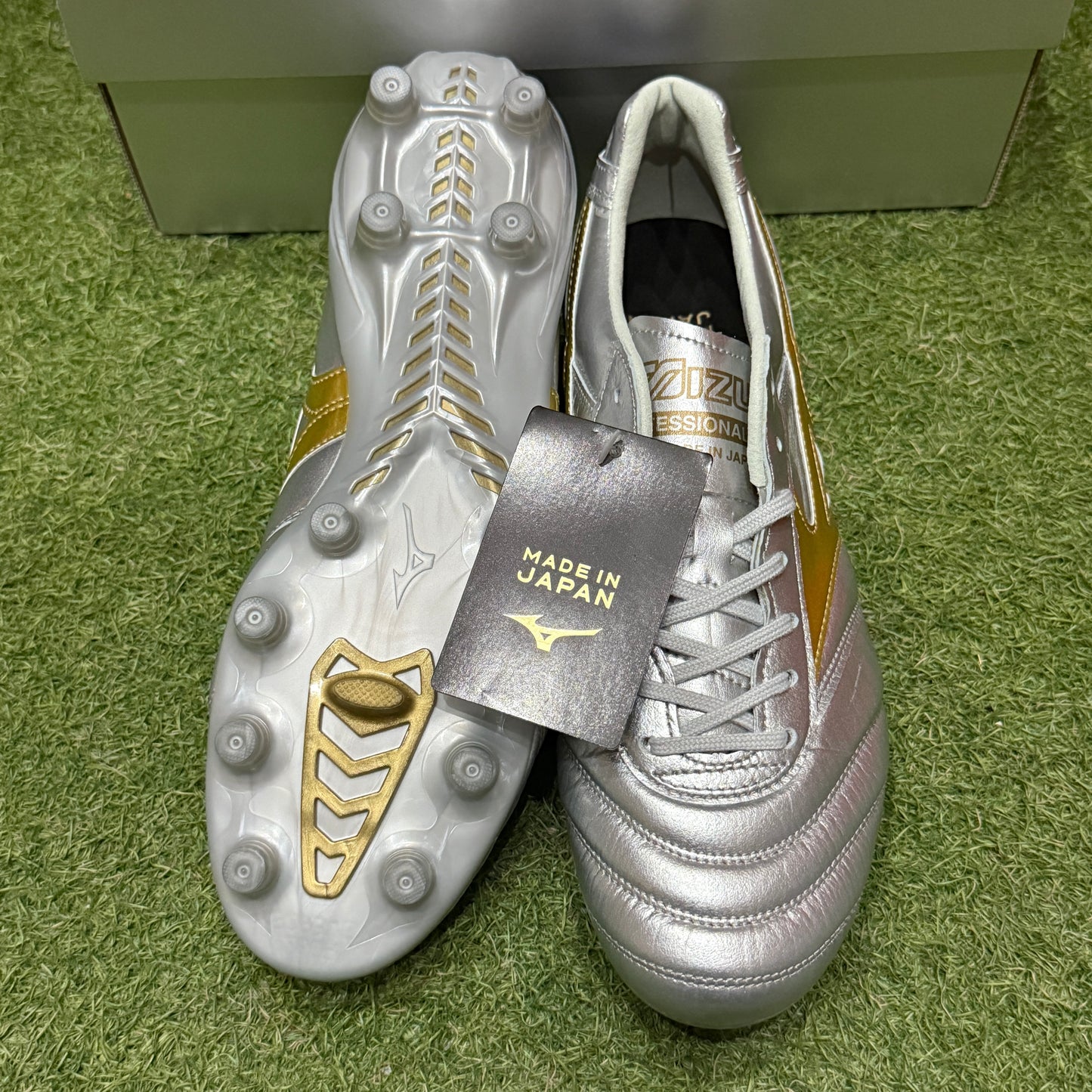 モレリア2 DNA P1GA251004 踵ネイビー 市販仕様 PLATINUM SILVER パック プラチナム シルバー パック