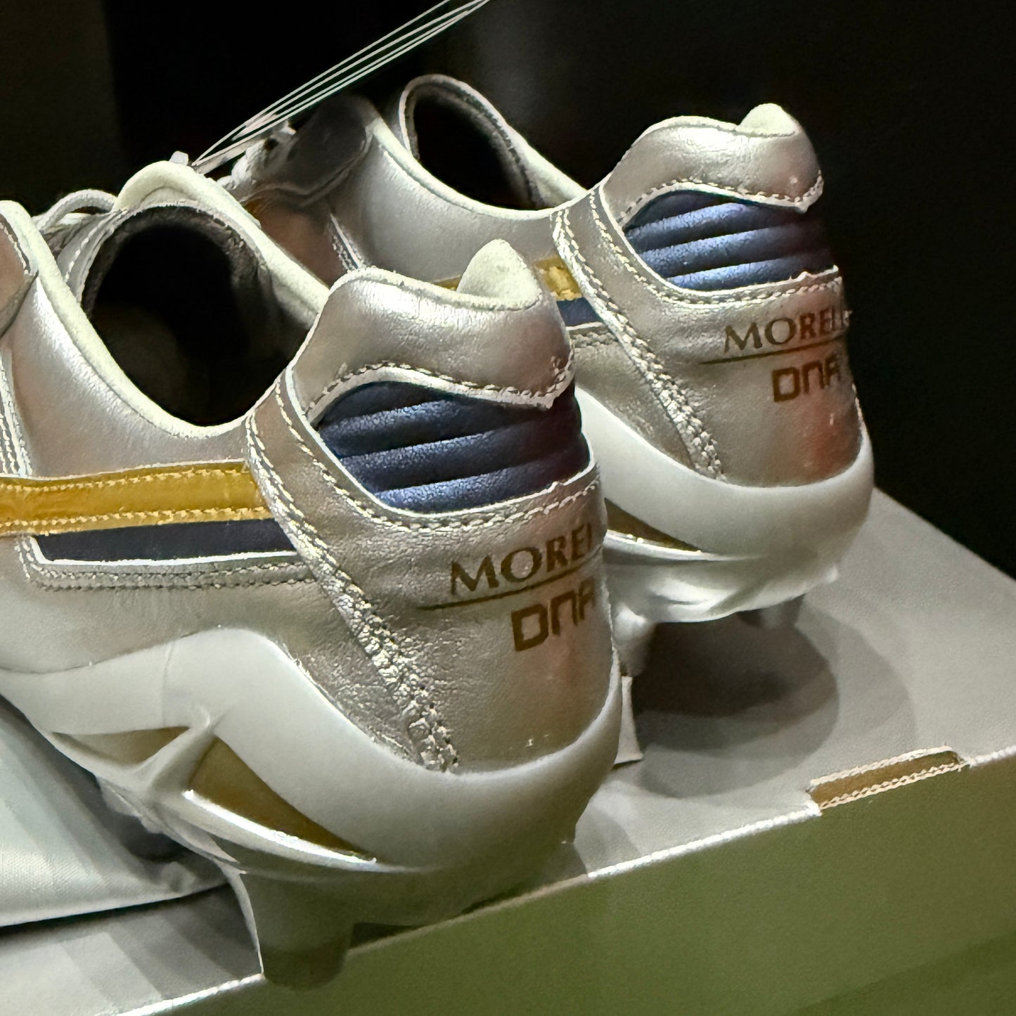 モレリア2 DNA P1GA251004 踵ネイビー 市販仕様 PLATINUM SILVER パック プラチナム シルバー パック