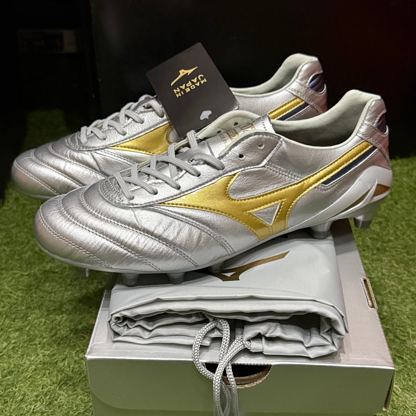 モレリア2 DNA P1GA251004 踵ネイビー 市販仕様 PLATINUM SILVER パック プラチナム シルバー パック