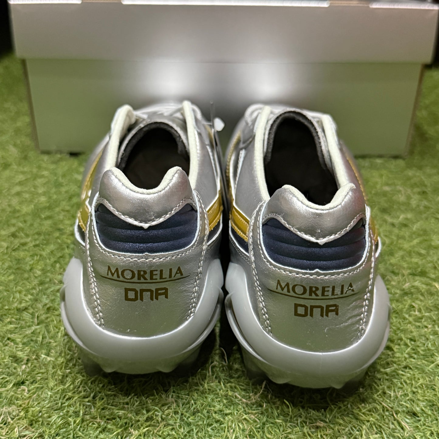 モレリア2 DNA P1GA251004 踵ネイビー 市販仕様 PLATINUM SILVER パック プラチナム シルバー パック