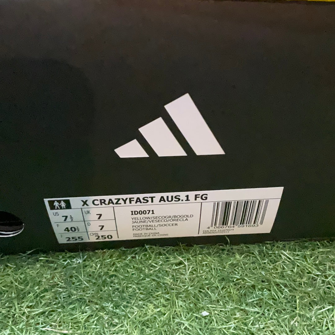 X CRAZYFAST AUS.1 FG 天然芝 アディダス ID0071