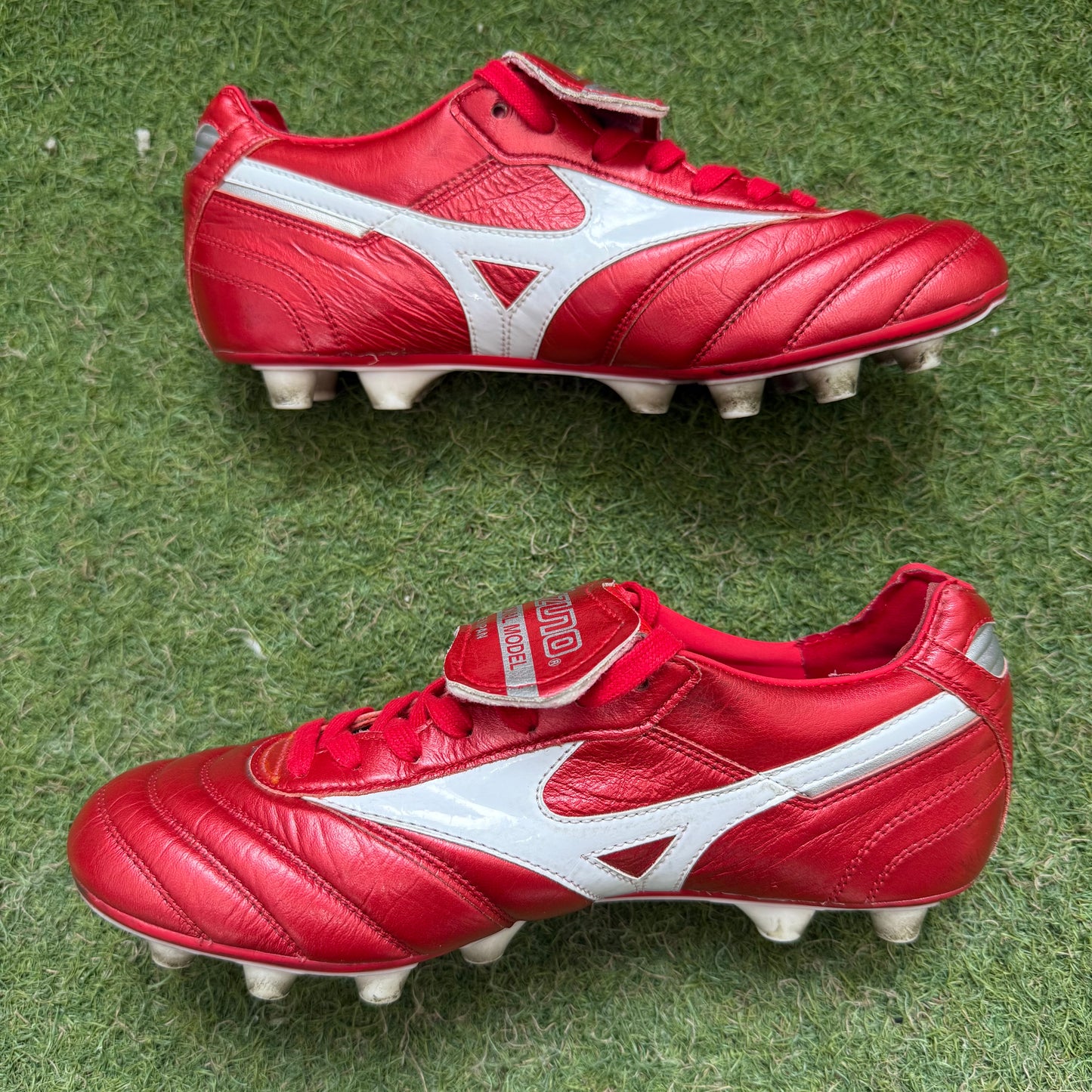 25.0 Used Goods中古スパイク Morelia II ロングタン (かかとスエード加工)