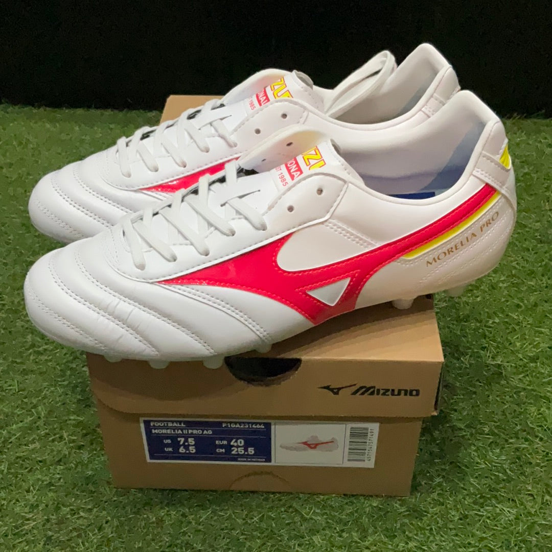 ねしろのサッカー日本未発売 モレリア2 プロ AG ピンク 26.5cm ミズノ MIZUNO