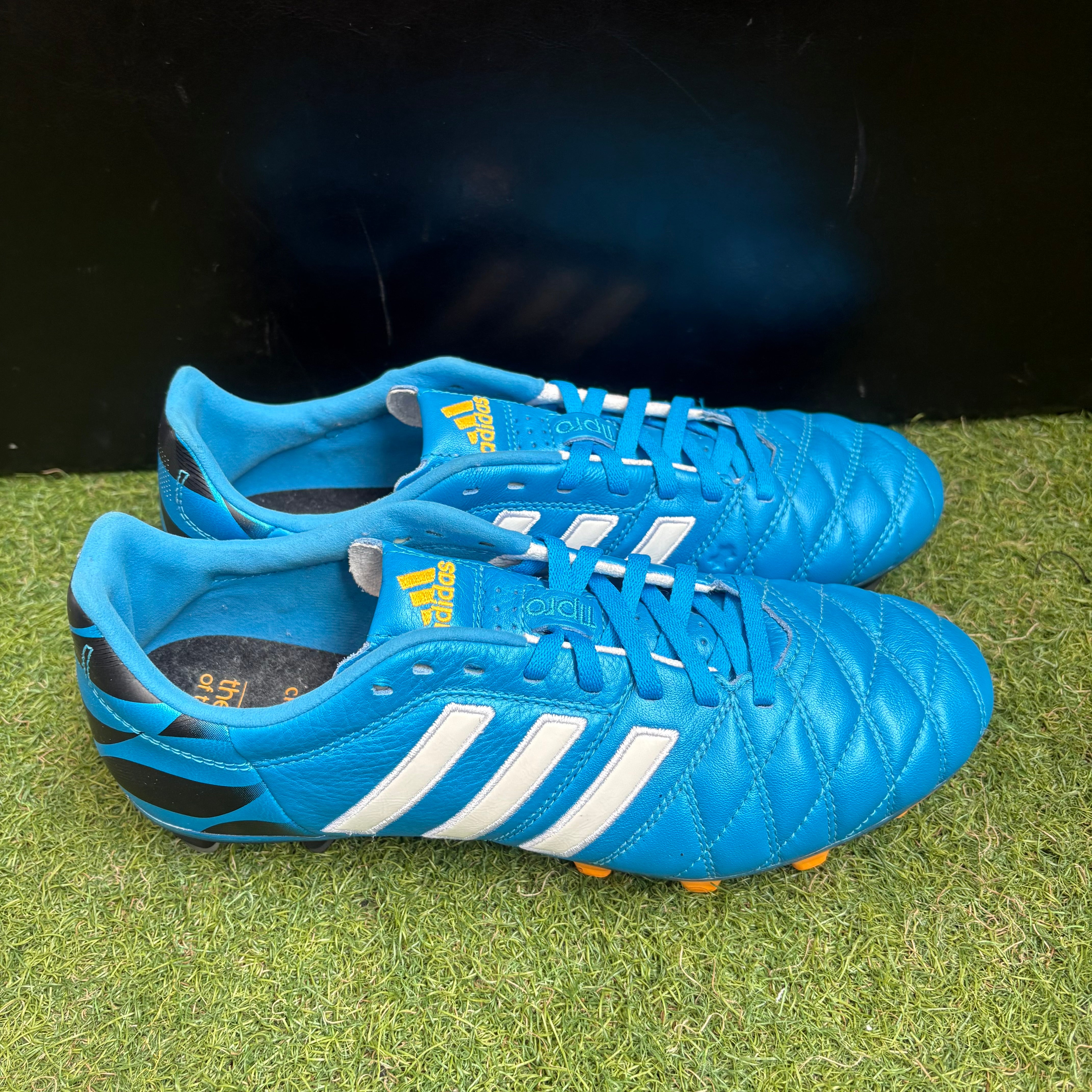 激レア】adidas サッカースパイク 11pro 限定盤 取り替え式 ブルー