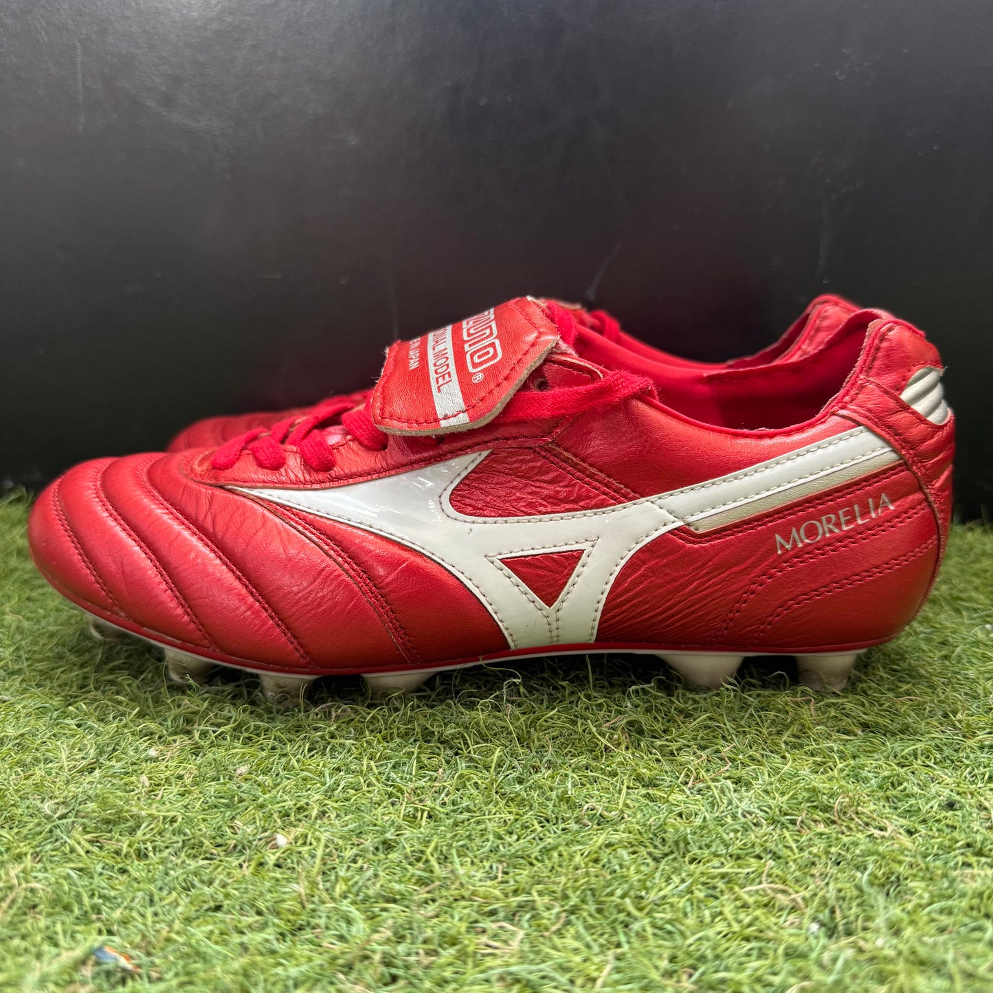 25.0 Used Goods中古スパイク Morelia II ロングタン (かかとスエード加工)