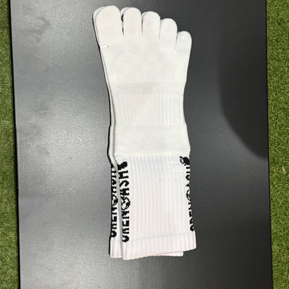 新Sサイズ 21.0cm~24.0cm 5本指 グリップ有り ホワイト×ブラック