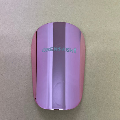 メタリックピンク 俺の足シンガード S 縦11cm 横7cm