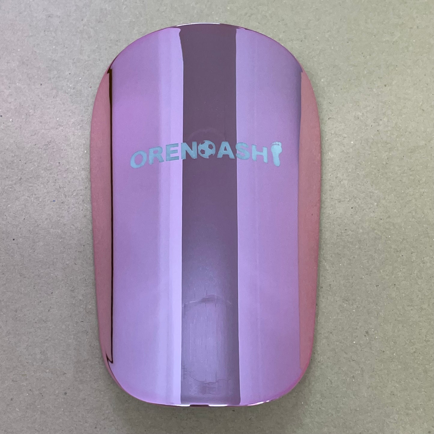 ピンクゴールド 俺の足シンガード M 12.0cm 横9.0cm 22.5g