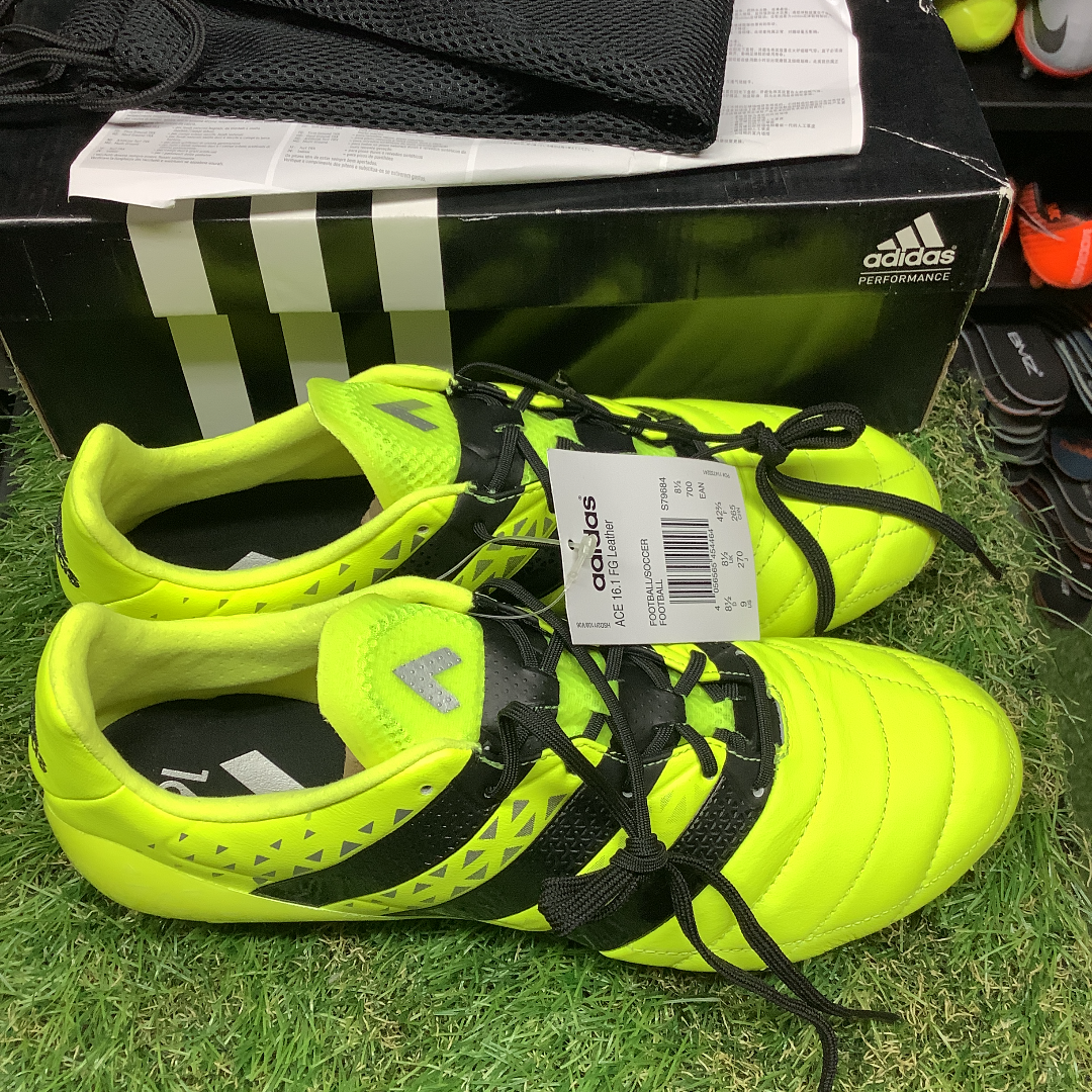 話題の人気 アディダス エース16.1 レザー FG/AG シューズ - education